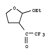 Ethanone,1-(2-ethoxytetrahydro-3-furanyl)-2,2,2-trifluoro-(9ci) Structure,333339-73-4Structure