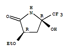 2-Pyrrolidinone,3-ethoxy-5-hydroxy-5-(trifluoromethyl)-,(3r,5r)-rel-(9ci) Structure,333339-80-3Structure