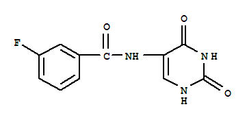 Benzamide,3-fluoro-n-(1,2,3,4-tetrahydro-2,4-dioxo-5-pyrimidinyl)-(9ci) Structure,333343-48-9Structure