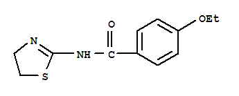 Benzamide,n-(4,5-dihydro-2-thiazolyl)-4-ethoxy-(9ci) Structure,333348-73-5Structure