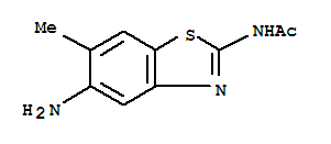 Acetamide,n-(5-amino-6-methyl-2-benzothiazolyl)-(9ci) Structure,333430-12-9Structure