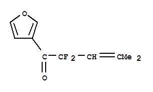 3-Penten-1-one,2,2-difluoro-1-(3-furanyl)-4-methyl-(9ci) Structure,334873-84-6Structure