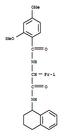 Benzamide, 2,4-dimethoxy-n-[2-methyl-1-[[(1,2,3,4-tetrahydro-1-naphthalenyl)amino]carbonyl]propyl]-(9ci) Structure,335034-66-7Structure