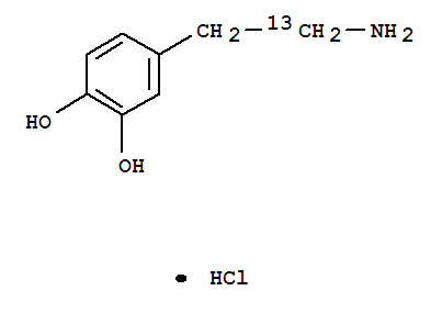 2-(3,4-Dihydroxyphenyl)ethyl-1-13c-amine hcl Structure,335081-04-4Structure