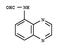 Formamide, n-5-quinoxalinyl- Structure,33544-36-4Structure