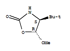 2-Oxazolidinone,4-(1,1-dimethylethyl)-5-methoxy-,(4s,5r)-(9ci) Structure,335627-81-1Structure