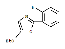 Oxazole,5-ethoxy-2-(2-fluorophenyl)-(9ci) Structure,338400-08-1Structure