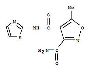 3,4-Isoxazoledicarboxamide,5-methyl-n4-2-thiazolyl-(9ci) Structure,338408-95-0Structure