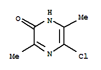 2(1H)-pyrazinone, 5-chloro-3,6-dimethyl- Structure,33870-84-7Structure