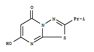 5H-1,3,4-thiadiazolo[3,2-a]pyrimidin-5-one,7-hydroxy-2-(1-methylethyl)-(9ci) Structure,339012-62-3Structure