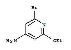 2-Bromo-6-ethoxy-4-pyridinamine Structure,339013-52-4Structure