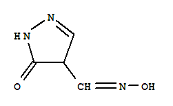 1H-pyrazole-4-carboxaldehyde,4,5-dihydro-5-oxo-,4-oxime (9ci) Structure,339020-82-5Structure