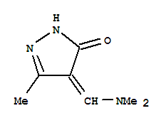 3H-pyrazol-3-one, 4-[(dimethylamino)methylene]-2,4-dihydro-5-methyl-(9ci) Structure,339020-88-1Structure