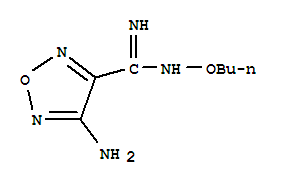 1,2,5-Oxadiazole-3-carboximidamide,4-amino-n-butoxy-(9ci) Structure,339061-36-8Structure