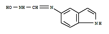 Methanimidamide,n-hydroxy-n-1h-indol-5-yl-(9ci) Structure,339070-70-1Structure