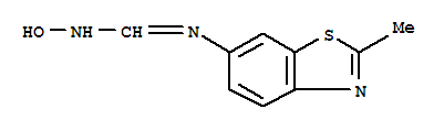 Methanimidamide,n-hydroxy-n-(2-methyl-6-benzothiazolyl)-(9ci) Structure,339071-04-4Structure