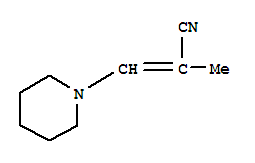 2-Propenenitrile,2-methyl-3-(1-piperidinyl)-(9ci) Structure,339364-85-1Structure