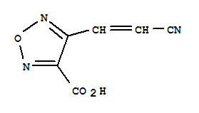 1,2,5-Oxadiazole-3-carboxylicacid,4-(2-cyanoethenyl)-(9ci) Structure,339547-19-2Structure