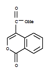 1-Oxo-1h-isochromene-4-carboxylic acid methyl ester Structure,34014-46-5Structure