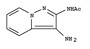 Acetamide,n-(3-aminopyrazolo[1,5-a]pyridin-2-yl)- Structure,340961-82-2Structure