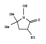 2-Pyrrolidinone,3-ethyl-1-hydroxy-5,5-dimethyl-(9ci) Structure,341008-91-1Structure