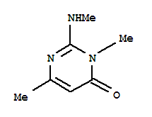 4(3H)-pyrimidinone,3,6-dimethyl-2-(methylamino)-(9ci) Structure,341009-14-1Structure