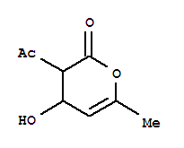 2H-pyran-2-one,3-acetyl-3,4-dihydro-4-hydroxy-6-methyl-(9ci) Structure,341009-70-9Structure