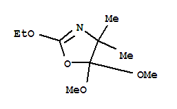 Oxazole,2-ethoxy-4,5-dihydro-5,5-dimethoxy-4,4-dimethyl-(9ci) Structure,341029-29-6Structure