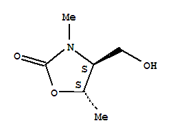 2-Oxazolidinone,4-(hydroxymethyl)-3,5-dimethyl-,(4s,5s)-(9ci) Structure,341512-50-3Structure