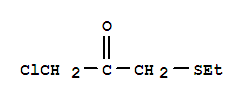 2-Propanone, 1-chloro-3-(ethylthio)- Structure,34162-91-9Structure