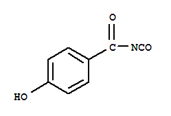 Benzoyl isocyanate,4-hydroxy-(9ci) Structure,342403-13-8Structure