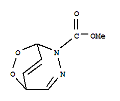 6,7-Dioxa-2,3-diazabicyclo[3.2.2]nona-3,8-diene-2-carboxylic acid,methyl ester Structure,342412-02-6Structure