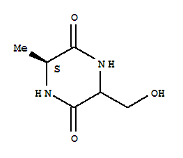 2,5-Piperazinedione,3-(hydroxymethyl)-6-methyl-,(6s)-(9ci) Structure,342416-68-6Structure