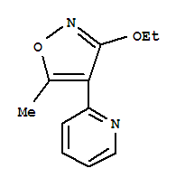 Pyridine,2-(3-ethoxy-5-methyl-4-isoxazolyl)-(9ci) Structure,342424-90-2Structure