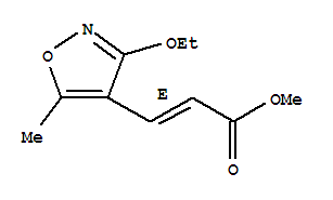 2-Propenoicacid,3-(3-ethoxy-5-methyl-4-isoxazolyl)-,methylester,(2e)-(9ci) Structure,342424-94-6Structure