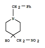 1-Benzyl-4-(nitromethyl)piperidin-4-ol Structure,34259-89-7Structure