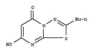 5H-1,3,4-thiadiazolo[3,2-a]pyrimidin-5-one,2-butyl-7-hydroxy-(9ci) Structure,342592-42-1Structure