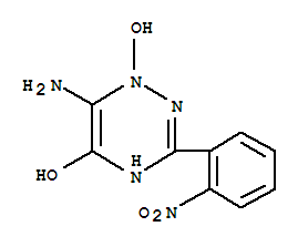 1,2,4-Triazin-5-ol ,6-amino-1,2-dihydro-1-hydroxy-3-(2-nitrophenyl)-(9ci) Structure,342783-70-4Structure