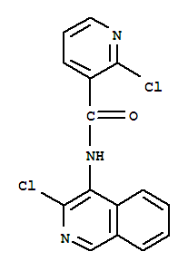 2-Chloro-n-(3-chloro-4-isoquinolinyl)-3-pyridinecarboxamide Structure,342899-39-2Structure