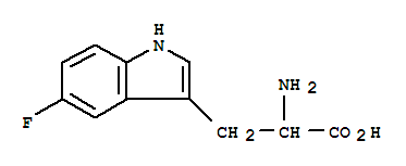 Tryptophan, 5-fluoro- Structure,343-91-9Structure