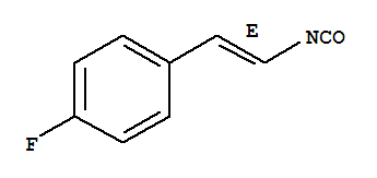 Benzene,1-fluoro-4-[(1e)-2-isocyanatoethenyl ]-(9ci) Structure,343336-01-6Structure