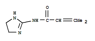 2-Butenamide,n-(4,5-dihydro-1h-imidazol-2-yl)-3-methyl- Structure,343588-19-2Structure