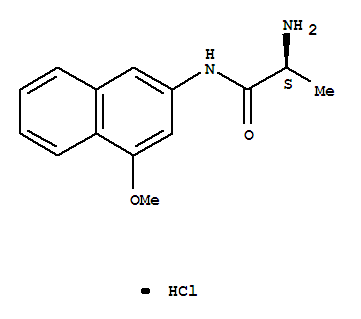 L-alanine 4-methoxy--naphthylamide hydrochloride Structure,3438-14-0Structure