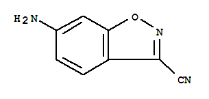 6-Amino-1,2-benzoxazole-3-carbonitrile Structure,343868-60-0Structure