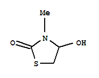 2-Thiazolidinone,4-hydroxy-3-methyl-(9ci) Structure,343926-49-8Structure