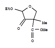 3-Furancarboxylicacid,5-ethoxytetrahydro-3-methyl-4-oxo-,methylester(9ci) Structure,343942-57-4Structure