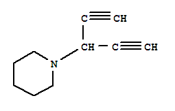 Piperidine,1-(1-ethynyl-2-propynyl)-(9ci) Structure,344395-89-7Structure