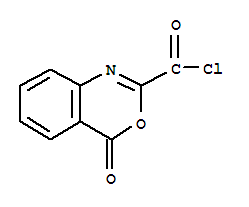 4H-3,1-benzoxazine-2-carbonyl chloride,4-oxo-(9ci) Structure,344413-46-3Structure