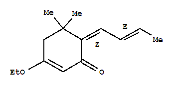 2-Cyclohexen-1-one,6-(2e)-2-butenylidene-3-ethoxy-5,5-dimethyl-,(6z)-(9ci) Structure,344424-56-2Structure