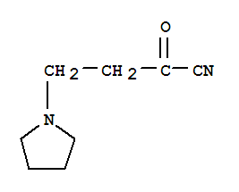 2-Oxo-4-(1-pyrrolidinyl)butanenitrile Structure,344772-79-8Structure